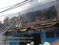 2 Orang Tewas Usai Kebakaran Warung Agen Sembako di Kemayoran