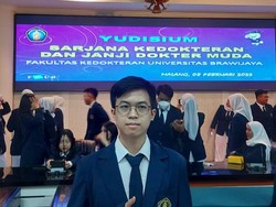 Lulus dari Kedokteran, Stanley Jadi Wisudawan Terbaik UB dengan IPK 3,99