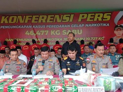September 2023, Polisi Tangkap 11 Kurir Narkoba di Batam-Sita 46 Kg Sabu