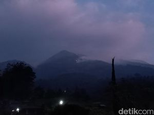 Kebakaran Gunung Lawu Belum Padam, Titik Api Meluas