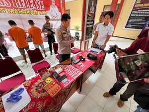 2 Pria di Mahakam Ulu Jadi Kurir Sabu ke Penambang Emas Ditangkap