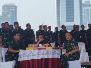 Panglima Yudo Hadiri Gladi Bersih HUT ke-78 TNI di Silang Monas Panglima Yudo Hadiri Gladi Bersih HUT ke-78 TNI di Silang Monas
