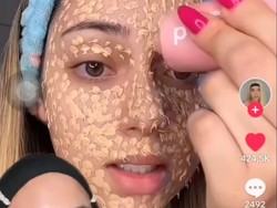 Tren Makeup 500 Dots Foundation yang Bisa Bikin Merinding, Begini Hasilnya