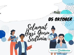 Twibbon Hari Guru Sedunia 5 Oktober serta Tema dan Ucapan Twibbon Hari Guru Sedunia 5 Oktober serta Tema dan Ucapan