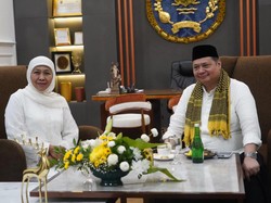 Airlangga-Khofifah Bertemu di Tuban, Sarmuji Isyaratkan Akan Ada Kejutan