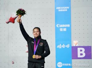 Desak Rita, Atlet Panjat Tebing Asal Buleleng Sabet Emas di Asian Games 2023 Desak Rita, Atlet Panjat Tebing Asal Buleleng Sabet Emas di Asian Games 2023