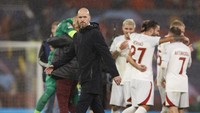Di laga seperti ini (Liga Champions-red), kami harusnya tetap fokus dan menghindari kebobolan demi kebobolan dalam waktu yang berdekatan, ujar manajer Erik ten Hag selepas laga MU vs Galatasaray (Reuters)