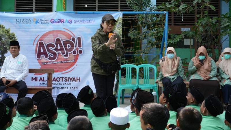 CTARSA Foundation Edukasi Warga Jakbar Aksi Sehat Amankan Pernapasan