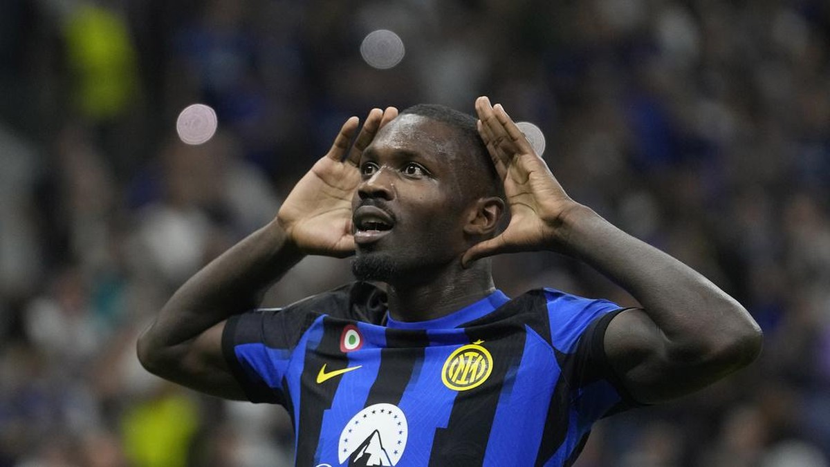 Marcus Thuram terus unjuk gigi untuk Inter Milan (AP/Luca Bruno)