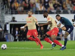 Arsenal bertandang ke Stade Bollaert-Delelis pada Matchday 2 Liga Champions, Rabu (4/10/2023) dini hari WIB. Tim tamu langsung unggul pada menit ke-14 lewat Jesus. REUTERS/Pascal Rossignol  