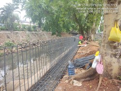 Dinas SDA: Tanggul Hek Kramat Jati Sudah 90%, Akhir Bulan Selesai