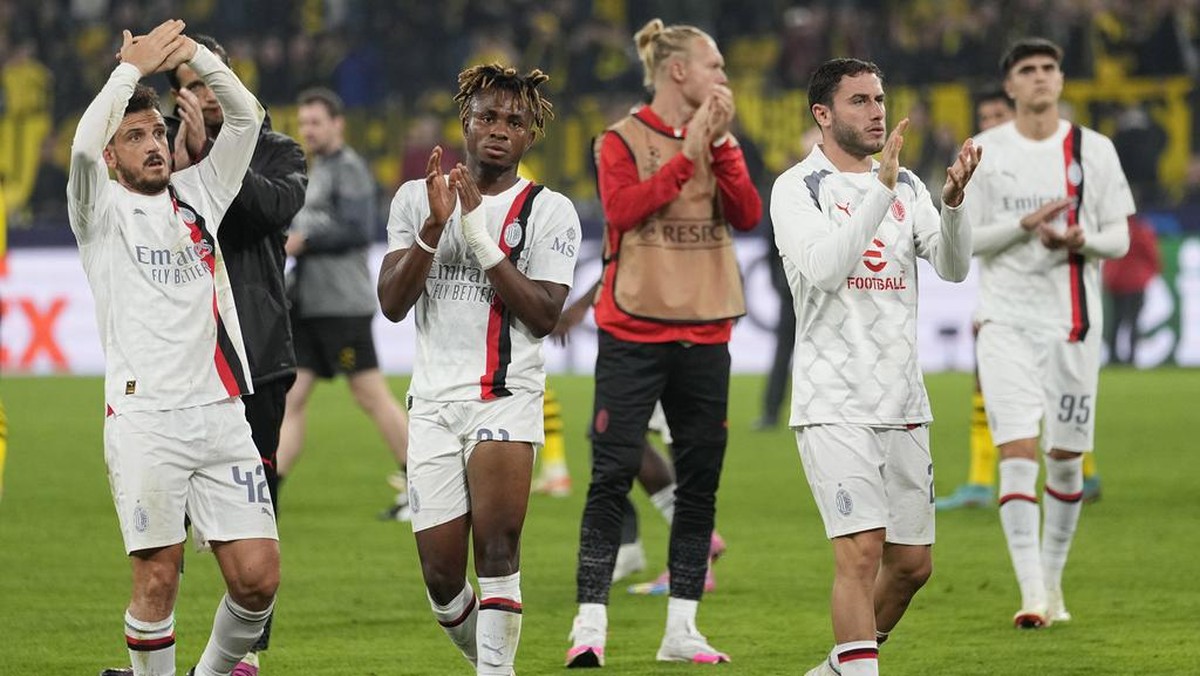 AC Milan imbang 0-0 melawan Borussia Dortmund di matchday 2 Liga Champions (Foto: AP/Martin Meissner)