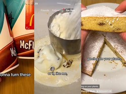 Kreatif! Netizen Ini Bikin Bolu dari Es Krim McFlurry