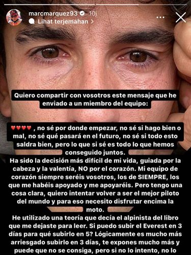 marc marquez instagram story