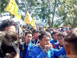 PMII Geruduk Polres Bone gegara Pelaku Penganiayaan 3 Kadernya Belum Ditahan