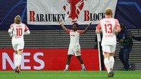 Tuan rumah sempat menyamakan kedudukan dari gol Luis Openda pada menit ke-48. REUTERS/Lisi Niesner  