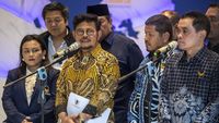 Momen Mentan SYL Curhat di Markas Nasdem