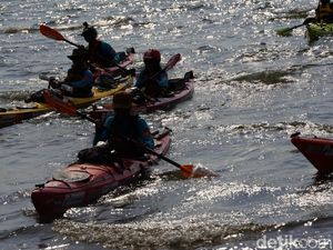6 Pedayung Kayak Berhasil Kelilingi Pulau Flores Selama 60 Hari