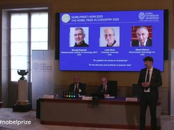 Tiga Pemenang Nobel Kimia 2023 Diumumkan, Riset Nanopartikel Jadi Penentu