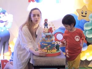 6 Potret Putri Anne Rayakan Ultah Anak Bareng Arya Saloka, Tampil Kompak
