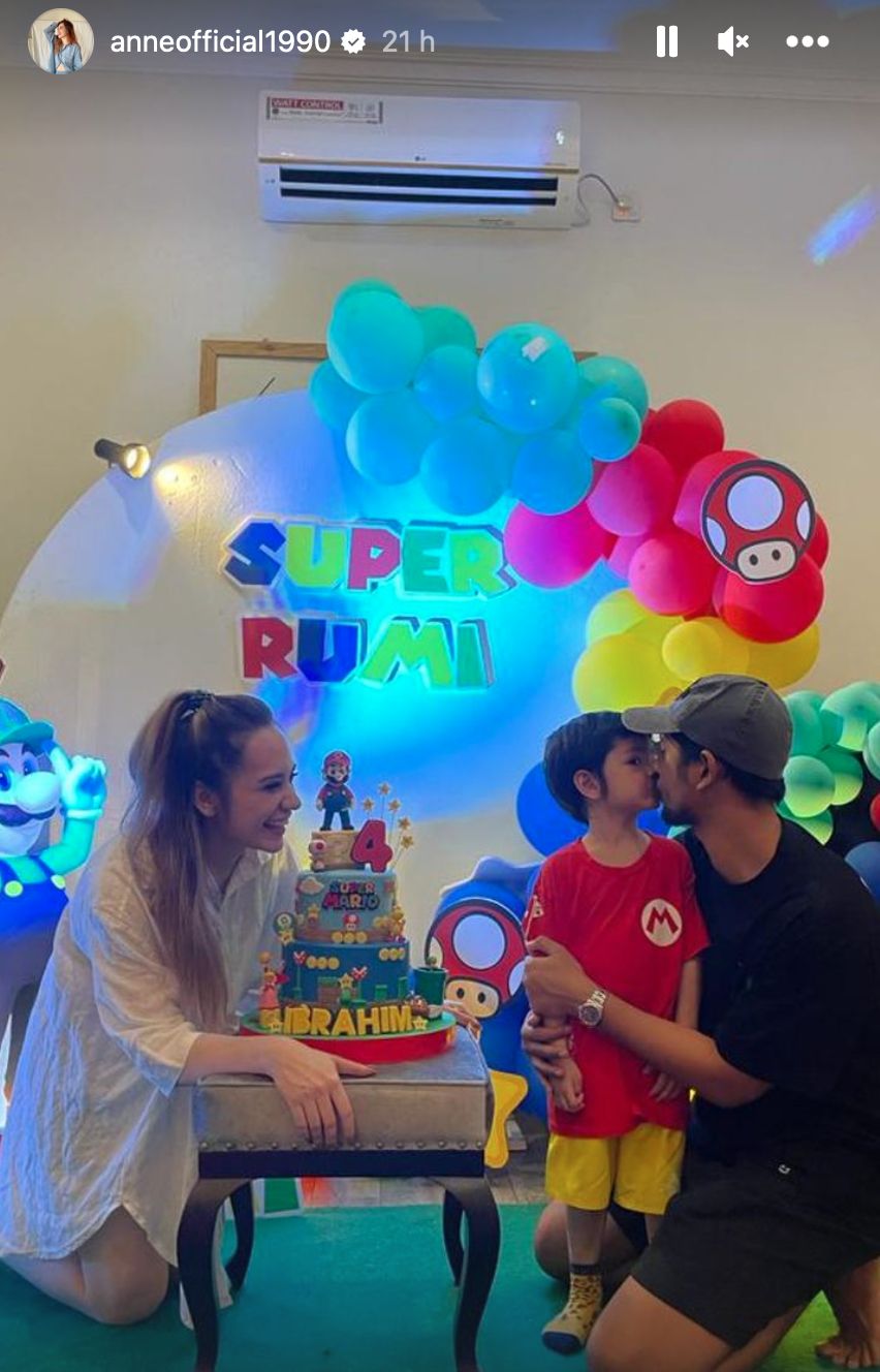 Ulang tahun anak Putri Anne dan Arya Saloka