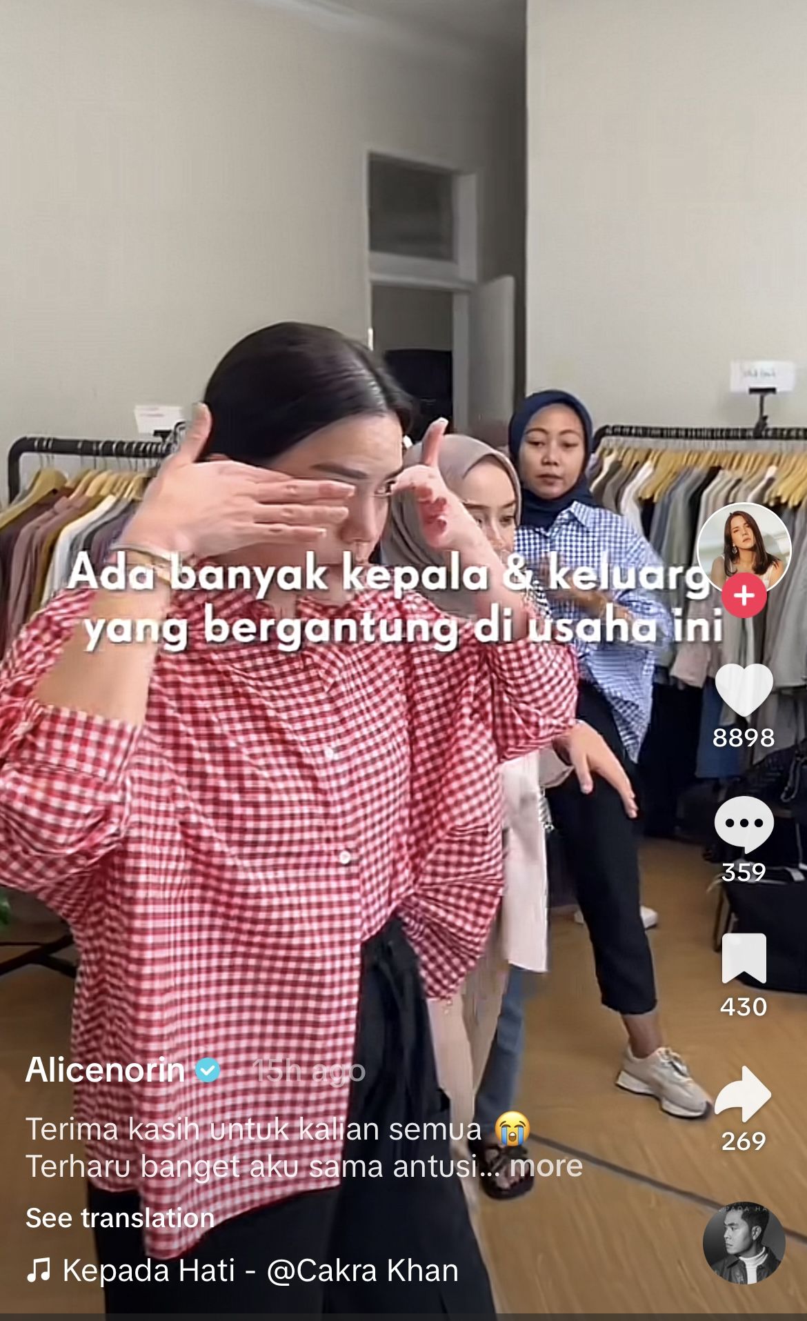 Artis nangis karena TikTok Shop tutup