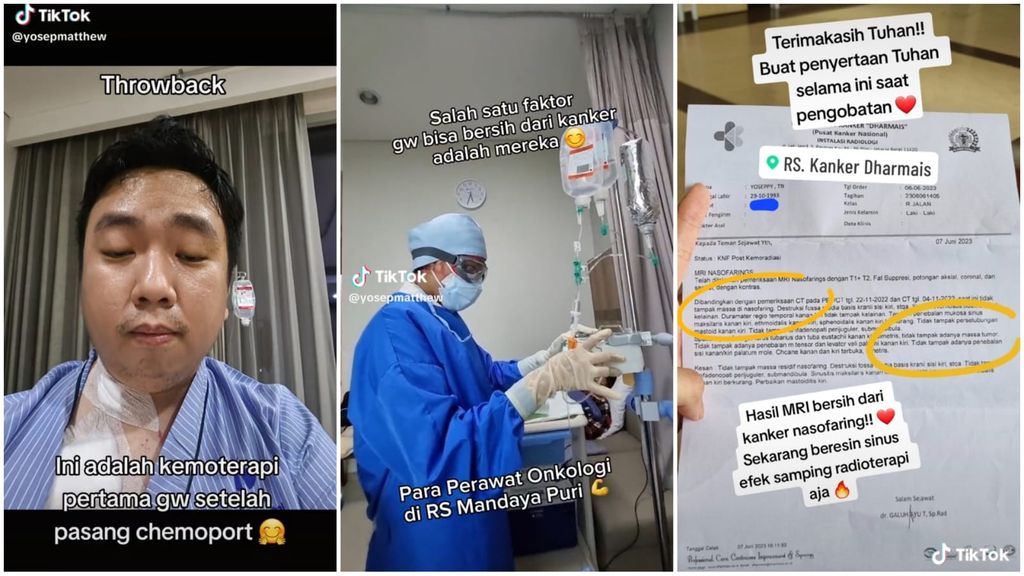 Viral kisah seorang pria di DKI Jakarta mengidap kanker nasofaring stadium 4.