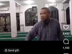 Heboh Pria Ngamuk gegara Tak Terima Ada yang Main Rebana di Masjid