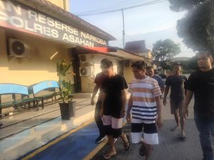 Jual Sabu ke Polisi, 4 Pria di Asahan Ditangkap