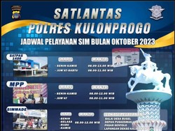 Jadwal Layanan SIM di Kulon Progo Bulan Oktober, Cek Slur!