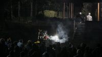 Warga Doa Bersama agar Kebakaran Gunung Lawu Padam