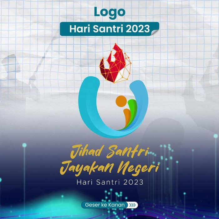 Logo Hari Santri 2023
