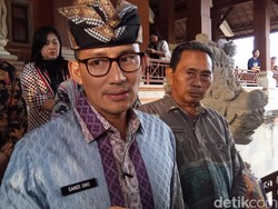 Sandiaga Harap Bali Dapat Rp 750 Miliar dari Pungutan Turis Asing