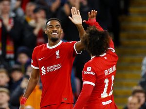 Girangnya Ryan Gravenberch Cetak Gol Perdana untuk Liverpool