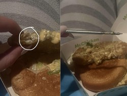 Wanita Protes Temukan Besi Termometer di Burger, McD Bilang Begini