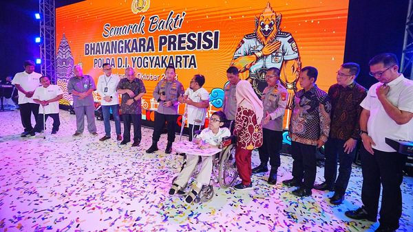 Momen Kapolri di Semarak Bayangkara di DIY, Gandeng Komunitas Difabel