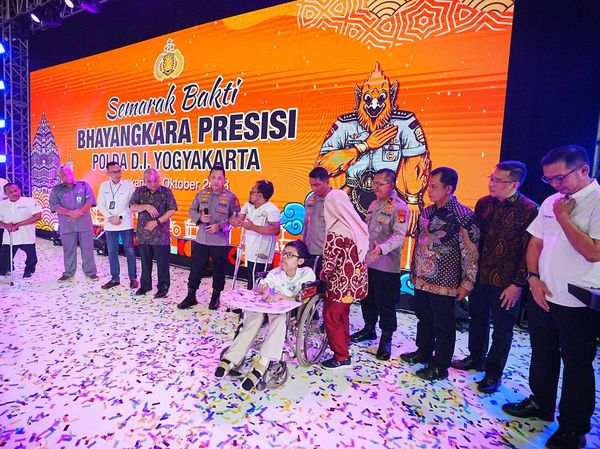Momen Kapolri di Semarak Bayangkara di DIY, Gandeng Komunitas Difabel