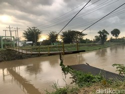 Jembatan Titi Bambu Medan Putus, Dinas SDABMBK: Besi Penyangga Dicuri