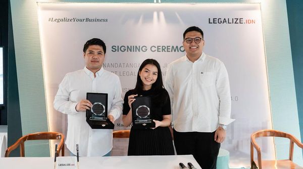 Legalize.IDN Teken Perjanjian Jual Beli Saham Perdana