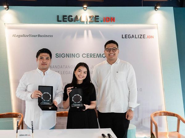 Legalize.IDN Teken Perjanjian Jual Beli Saham Perdana