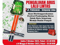 Jalan Pahlawan Semarang Ditutup Mulai Malam ini, Begini Rekayasa Lalinnya