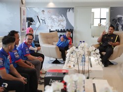 Jelang Moto2 Mandalika, Pertamina Mandalika SAG Team Jumpa Menpora
