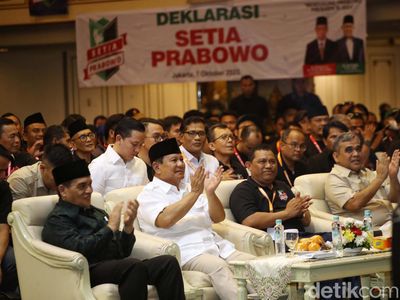 Potret Prabowo Ikut Acara Deklarasi Relawan Setia Prabowo