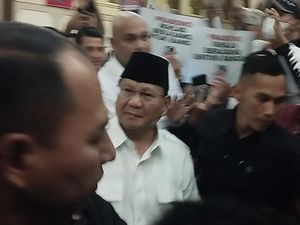 Prabowo Hadiri Acara Deklarasi Relawan Setia Prabowo di Jaksel