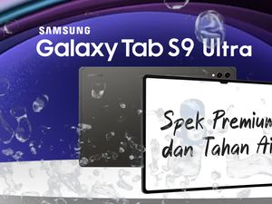 Samsung Galaxy Tab S9 Ultra, Tablet Tahan Air Samsung Galaxy Tab S9 Ultra, Tablet Tahan Air