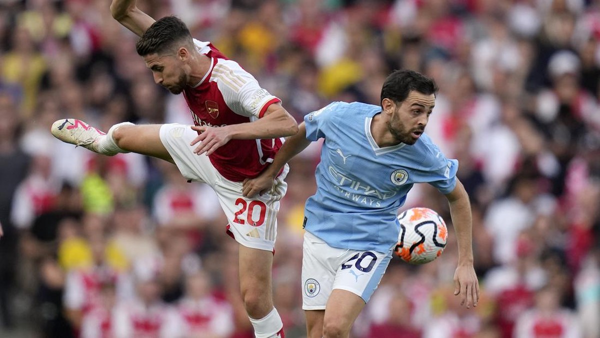 Arsenal membikin Manchester City senyap di Emirates. (Foto: AP/Kirsty Wigglesworth)