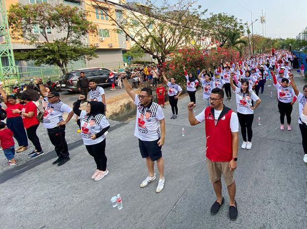 Brando Gelar Senam Sicita untuk Sambut Acara Ganjar