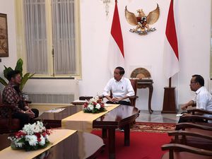 Syahrul Yasin Limpo Klaim Produksi Beras 2022 Naik Saat Bertemu Jokowi