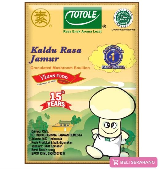 Kaldu Rasa Jamur Totole