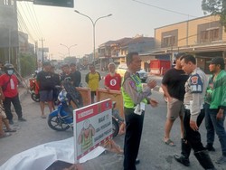 Pemotor Tewas Tabrak Trotoar di Depan RS Unimus Semarang